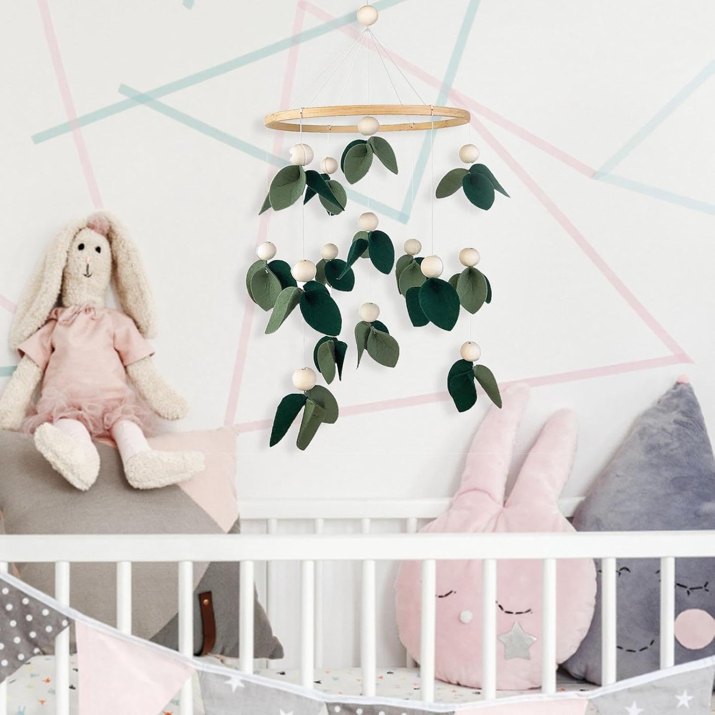 Soft Felt Nursery Crib Decor