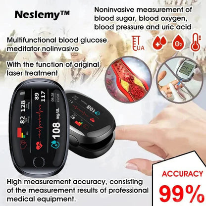 🩺Advanced Non-InvasiveGlucose Monitor-99.9%Accuracy✅