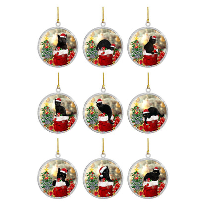 🎅Christmas sale 45% off🐈Christmas Black Cat Ornament🎄