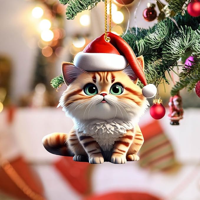 🔥LAST DAY 40% OFF🐾🎄Christmas Cat Ornaments🐱