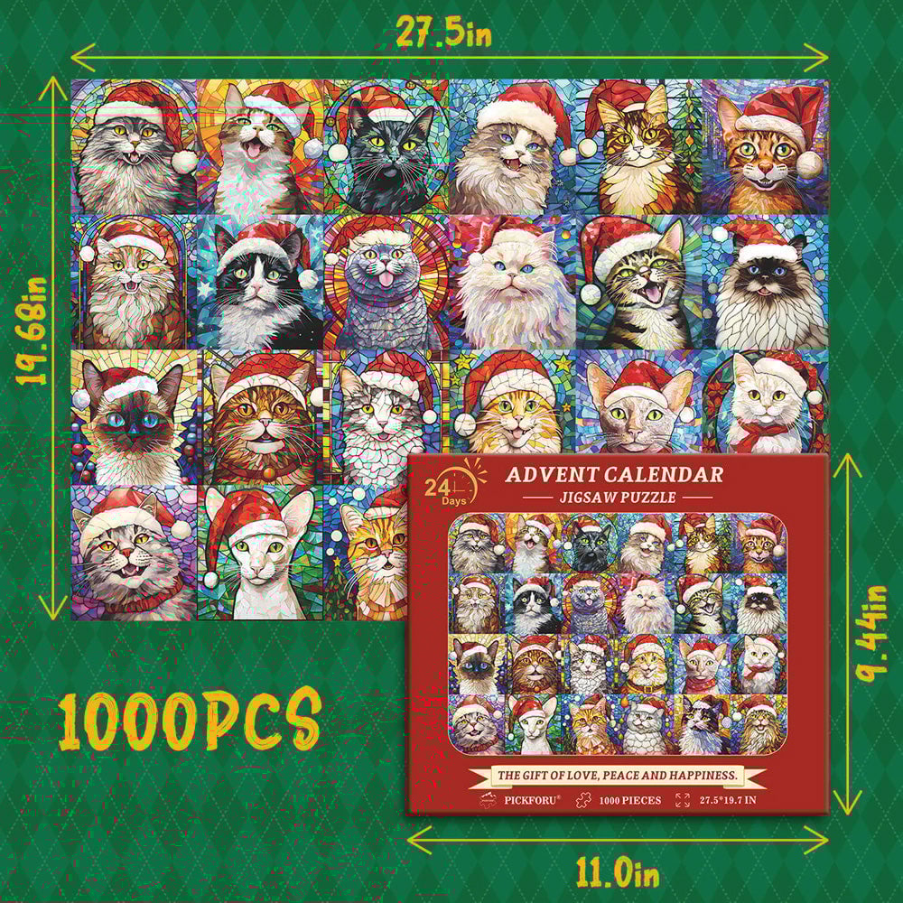 Christmas Sale 49% OFF-Advent Calendar 2024 Christmas Jigsaw Puzzles