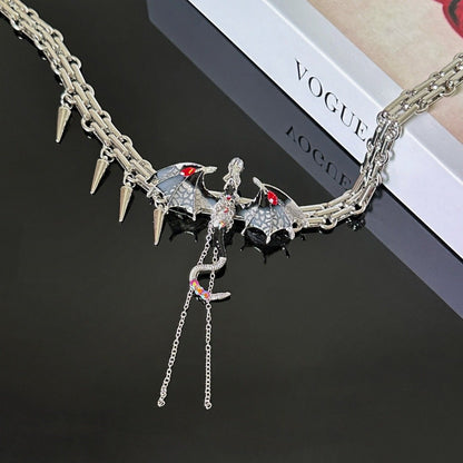 Imprisoned Flying Dragon Necklace