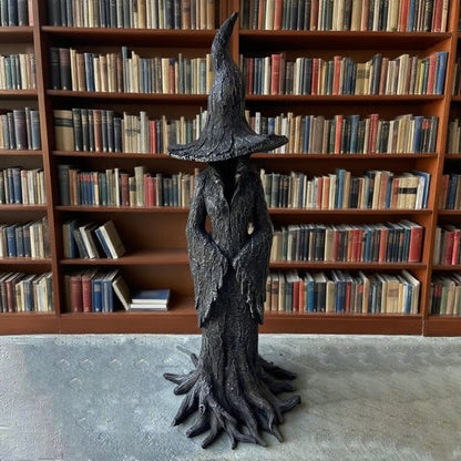 🔥LAST DAY 49% OFF - 🧙‍♀️Hand-Painted Enchanting Witch Statue: The Guardian of Your Home💫