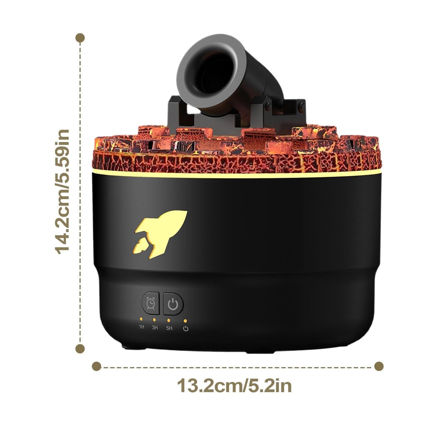 Volcanic Crack Light Cannons Humidifier
