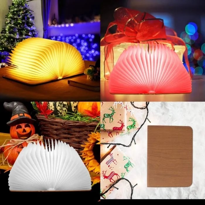 40% OFF🔥Wooden Book Lamp🔥Buy More Save More