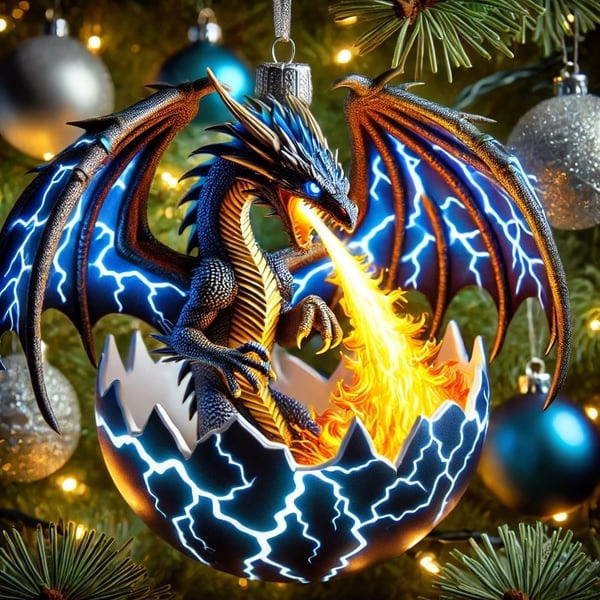 40% OFF🔥Elemental Dragon Christmas Ornament