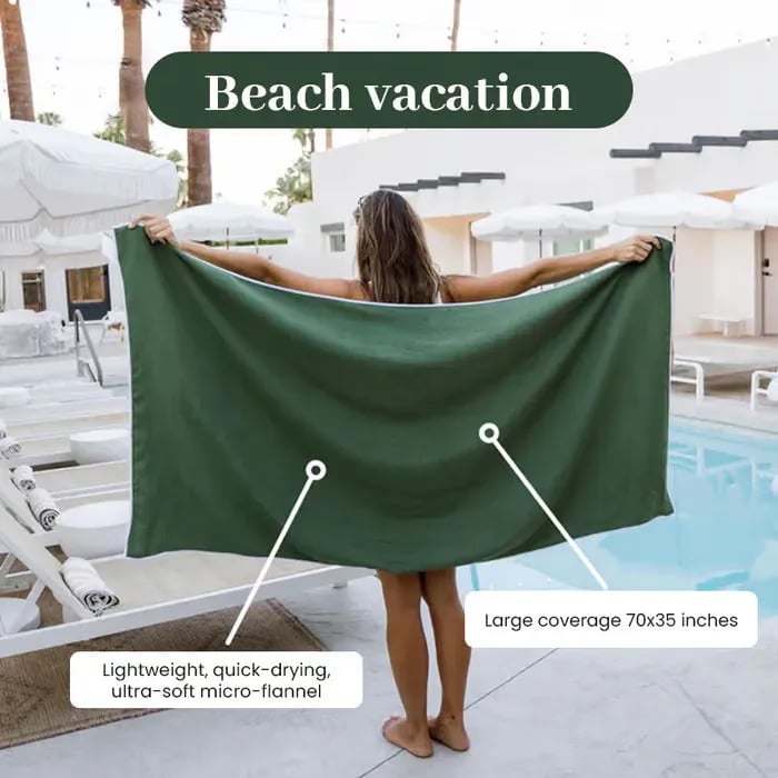 Magnetic Bath Towel