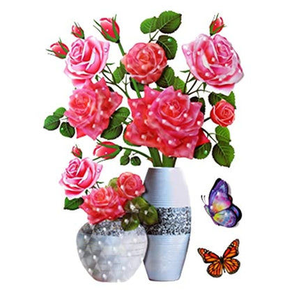 🖼️3D Three-Dimensional Simulated Vase Wall Art🌺