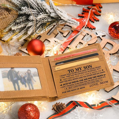 👪👪The gift that beats time - Premium leather card holder