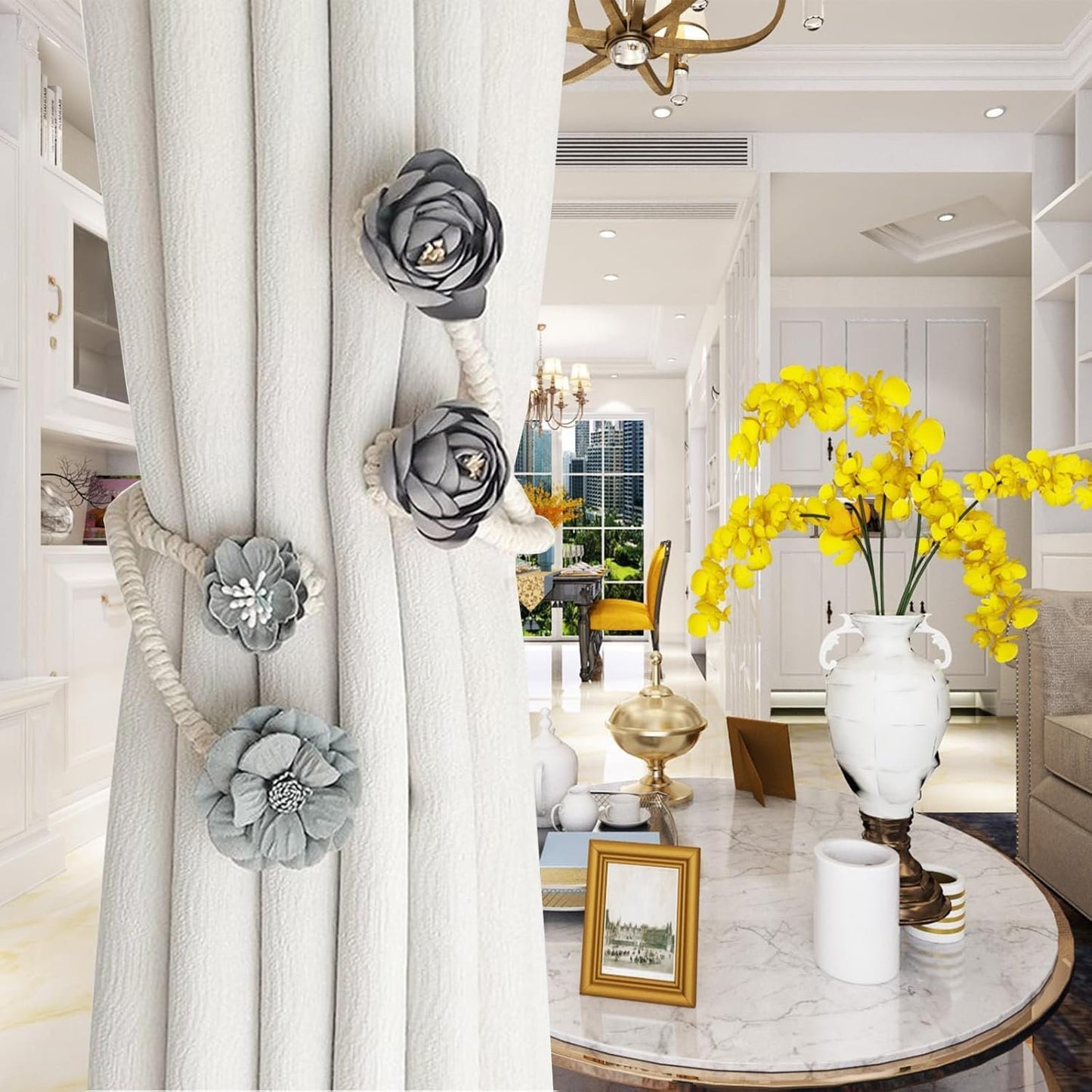 🔥Hot Sale 40% OFF🌸Curtain Tiebacks Clips