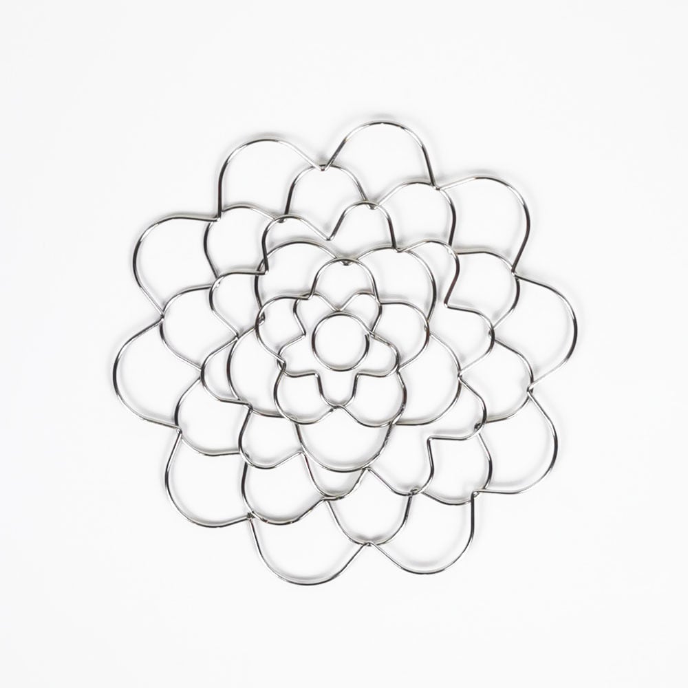 🌸Stainless Steel Floral Grid Organizer♻️