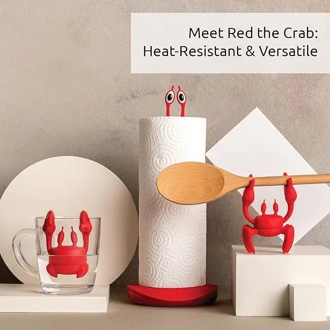 🔥Black Friday 40% OFF🔥Red the Crab Silicone Utensil Rest