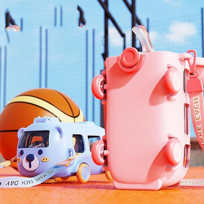 Bus Water Bottle for Kids