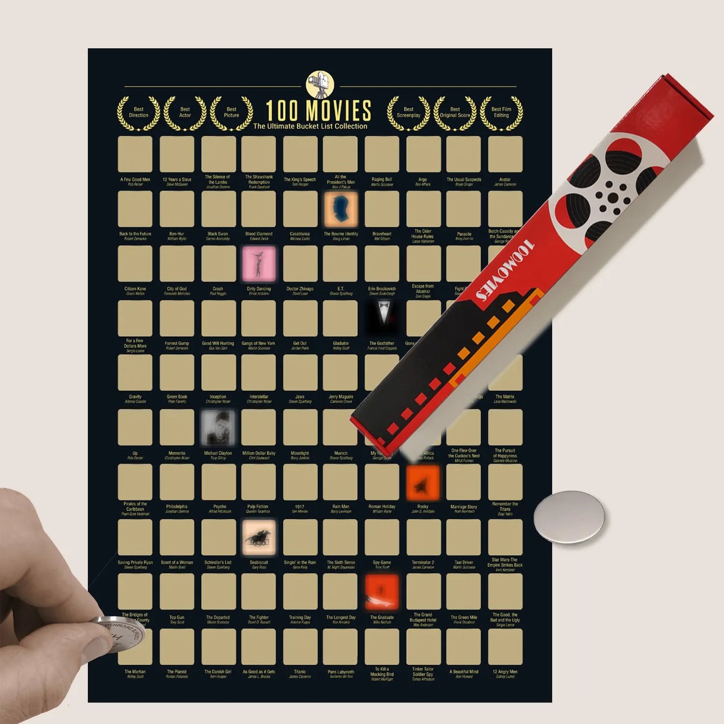 Hot Sale 40% Off🔥Couple 100 Days Scratch Poster