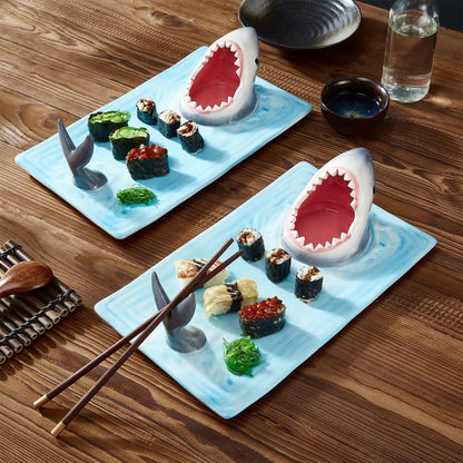 Shark Ceramic Sushi Plate