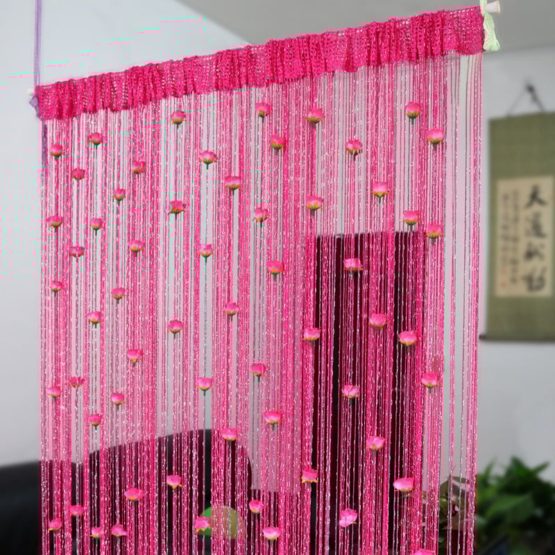 Rose Thread Door Curtain