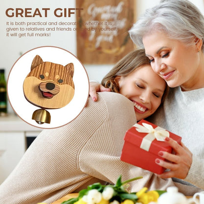 Last day promotion 40% off 🐕Purely handmade pure wooden wind chime doorbell🐶
