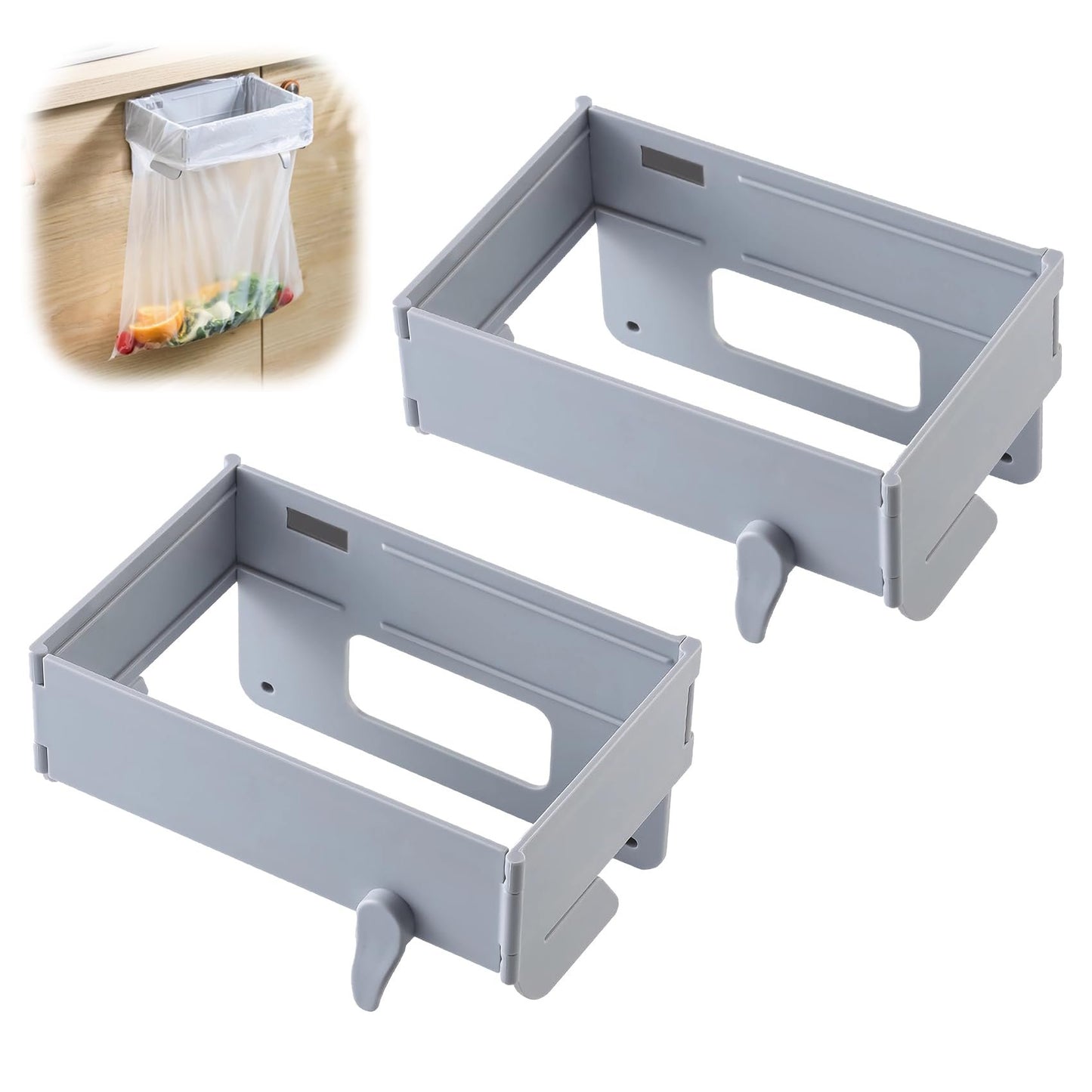 🗑️Wall-Mounted Foldable Trash Bag Holder🏠