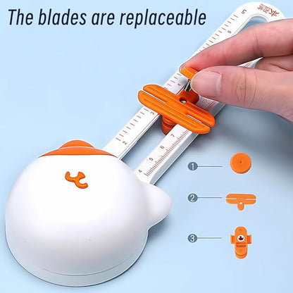 Circle Paper Cutter Rotary Circular Cutter for Cardstocks Craft Cutting Tools