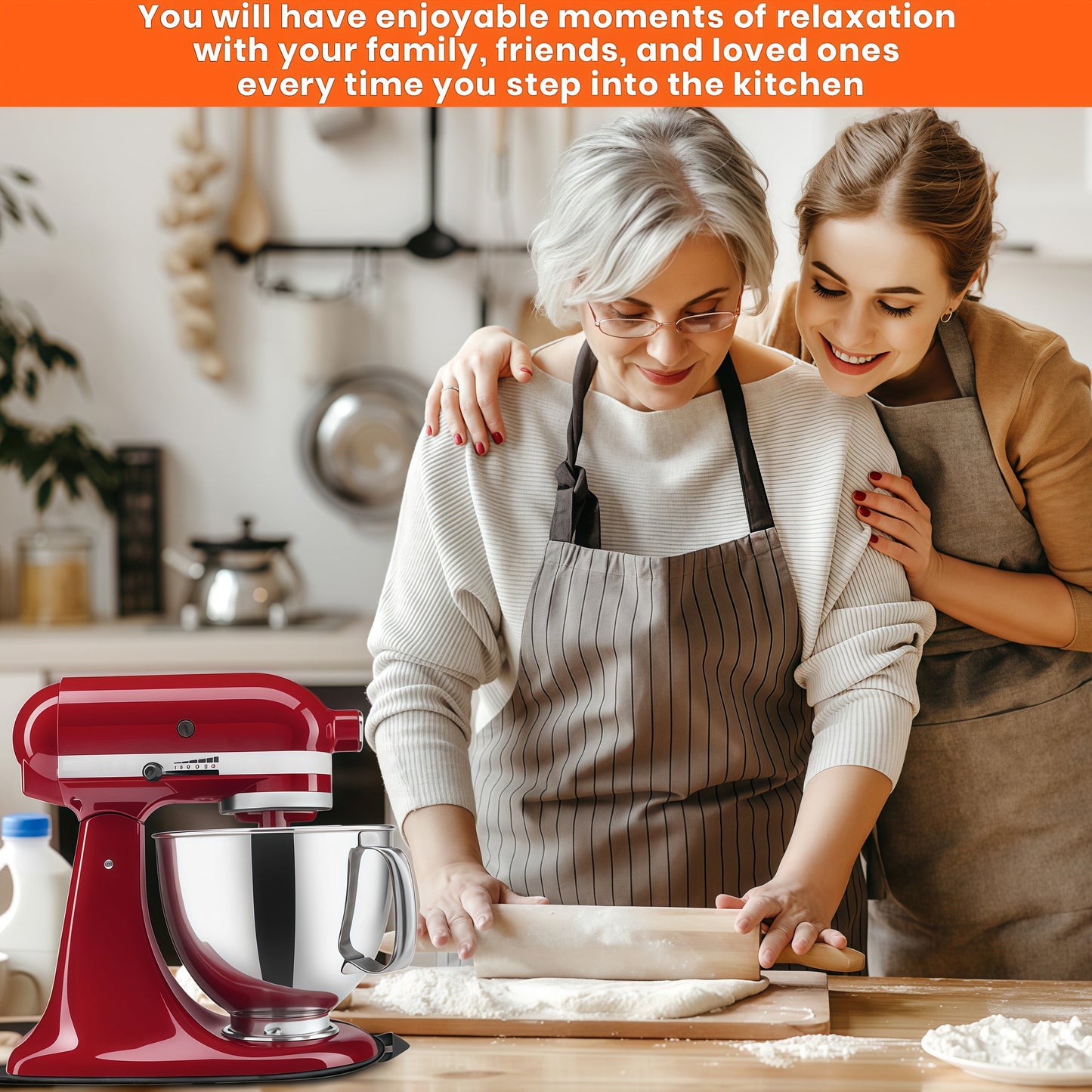 🔥Upgraded Kitchen Appliance Slider Mat & Countertop Protector👩‍🍳