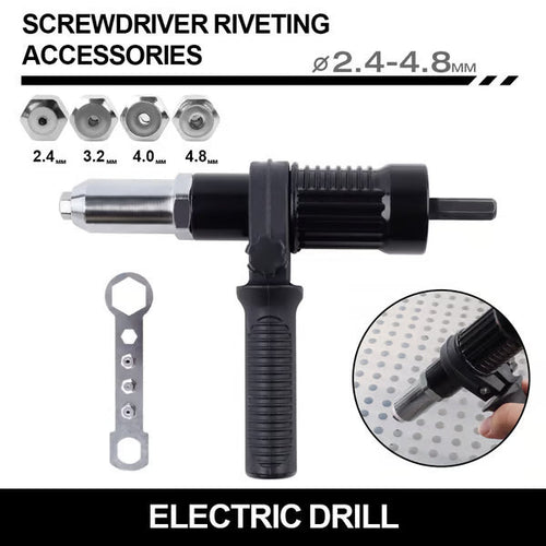 🔥Hot Sale 49%OFF - 💥Electric Rivet Nut Gun Drill Adapter