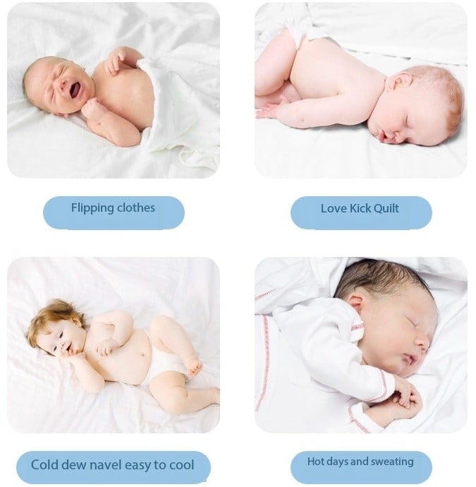 Baby One-Piece Anti-Kick Belly Protector