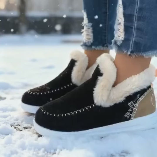 🔥End of Winter Clearance🔥 - Kickly Orthopedic Fleece Slip-On Boots